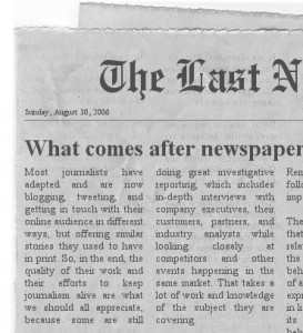 newspaper